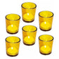 40 Bulk Yellow Glass Votive Candle Holders Table Centreoieces  Xmas Wedding Anniversary Event Recption Party Function or Home Decor