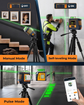 CIGMAN Gesture Control Laser Level with Side Screen Display, 3×360° Green CMS05