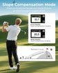 Golf Rangefinder with Slope, CIGMAN 1312 Yards Range Finder Golf, 2.4-inch External Color Touchscreen, Flag Lock Vibration, 6X Magnification, Rechargeable Range Finder, Ideal Golf Accessories