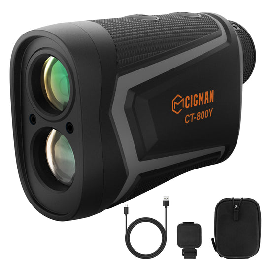 CIGMAN Golf Range Finder 800 Yards Laser Golf Rangefinder with Slope
 CT-800Y