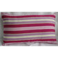 Pack of 4 Coste Fuchsia 35x70cm Multicoloured Striped Cushion Cover