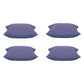 Pack of 4 Elements Indigo Blue Base Colour Square Cushion Covers