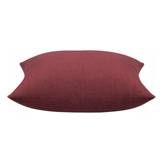 Elements Deep Red Solid Base Colour Cushion Cover