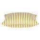 Pack of 4 Dandi Mustard Yellow & White Striped Square Cushion Covers 40x40cm