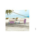 Dandi Fuchsia Plum Purple & White Striped Cushion Cover 40x40cm