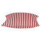 Dandi Red & White Striped Cushion Cover 40x40cm