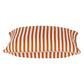 Pack of 4 Dandi Orange & White Striped Nautical Cushion Covers 40x40cm