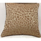 Pack of 4 Flower Beige Petal Design Square Cushion Covers