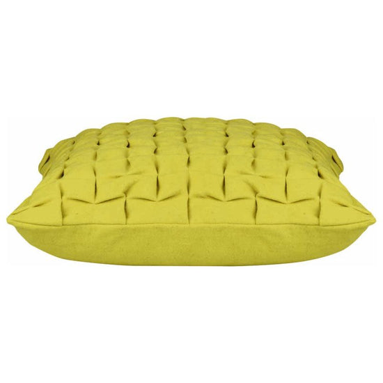 Flux Mustard Yellow 3D Textured Cushion Cover