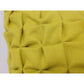 Flux Mustard Yellow 3D Textured Cushion Cover