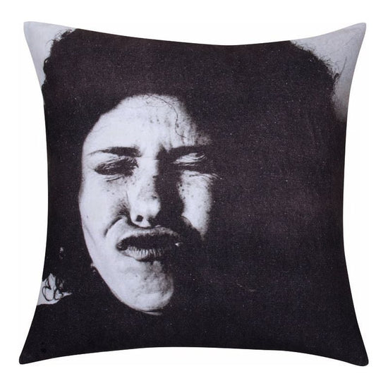 Blaze Black And White Face Cushion Cover