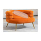 Dandi Orange & White Cushion Cover