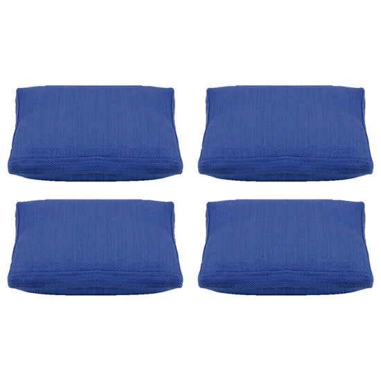 Pack of 4 Classic Sky Blue Large 56x56cm Box Sided Cushion Cover Chair pad covers