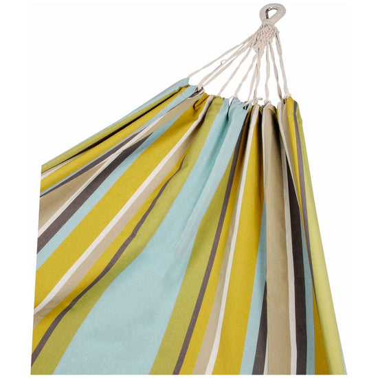 Corban Aqua Hammock Multicoloured Stripes 220x140cm