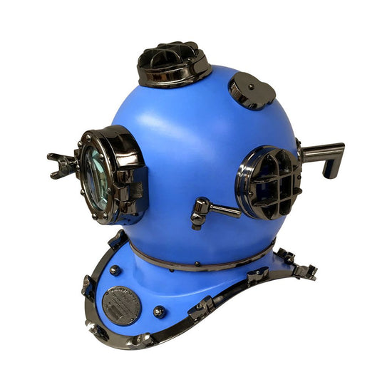 US Navy Mark V Diving Helmet – Blue