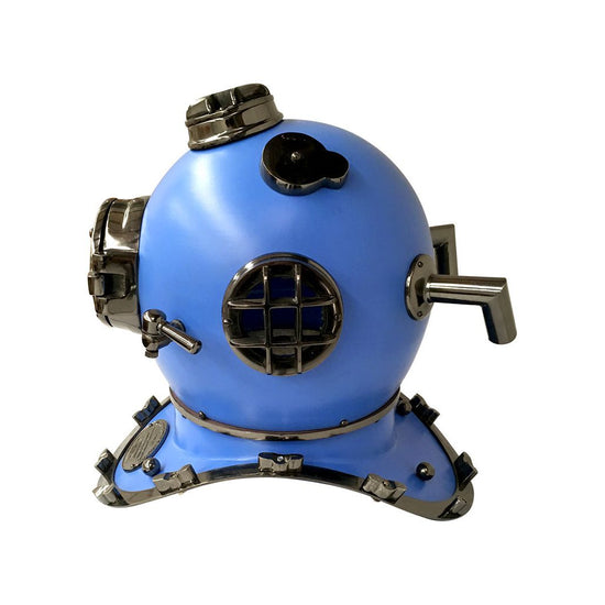 US Navy Mark V Diving Helmet – Blue