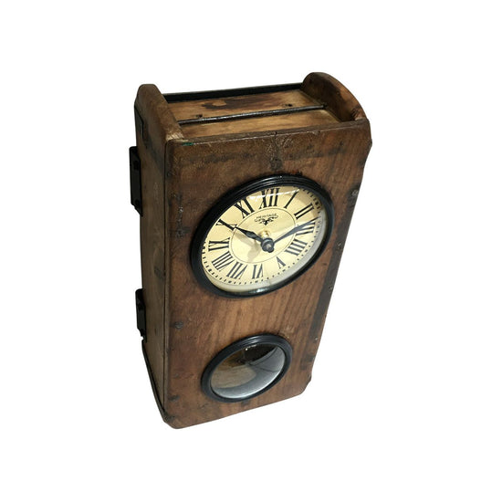 Wall Clock - Brick Mould With Pendulum