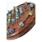 Wooden Solitaire Game - Marble balls