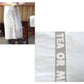 Coffee, Tea or Me Taupe White Master Chef Half Cotton Apron 86 x 96 cm