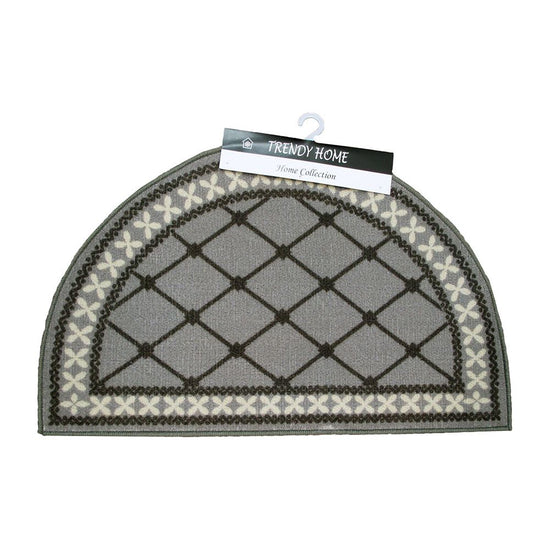 Mason Half Moon Bath Mat Grey