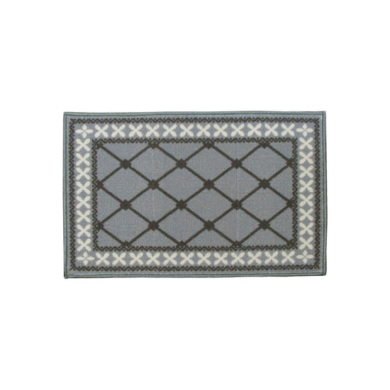 Mason Rubber Backed Bath Mat 40 x 60cm - Grey