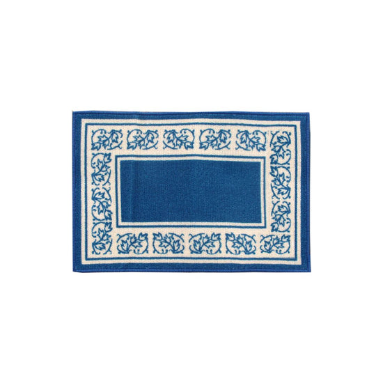 Newton Rubber Backed Non Slip Bath Mat 40 x 60cm Blue