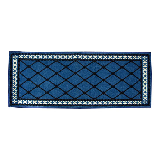 Mason Non Slip Bath Runner 50 x 120cm Blue