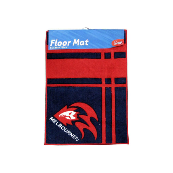 AFL Melbourne Football Club Rubber Backed Floor Mat 55 x 85 cm