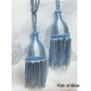 Pair of Curtain Tassel Rope Ties 52cm Blue