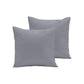 Pair of  280TC Polyester Cotton European Pillowcases Grey