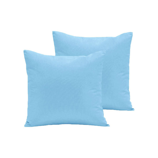 Pair of  280TC Polyester Cotton European Pillowcases Sky