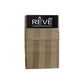 Pair of Reve 100% Cotton Standard Pillowcases 48 x 74 cm Wide Stripe Latte