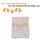 Five Little Ducks Embroidered Polyester Cotton Cot Size Sheet Set