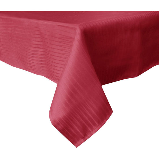 Jacquard Tablecloth Mitilini Red 180 cm Round