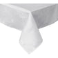 Jacquard Tablecloth Rosa White 135 x 180 cm