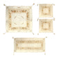 Set of 4 Embroidered Daisy Table Decorative Set