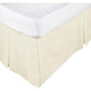 ASSUN Box Pleated Valance Ecru KING