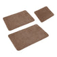 Sleim Set of 3 Bath Mat Set Light Brown