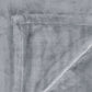 In 2 Linen 350GSM Plush Ultra Soft Velvet Touch Blanket Silver Double/Queen