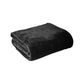 Hotel Living Super Soft Coral Fleece Blanket Single Charcoal