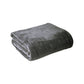 Hotel Living Super Soft Coral Fleece Blanket Single Grey