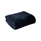 Hotel Living Super Soft Coral Fleece Blanket Single Navy