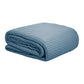 Cotton Waffle Blanket Dusk Blue Single