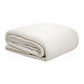 Cotton Waffle Blanket White Queen