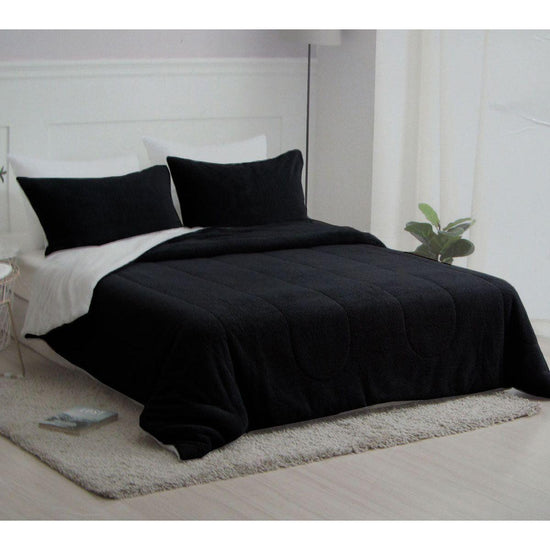 Nolan Black 4 Piece Comforter Set Queen