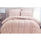 Seersucker Comforter Set King Light Pink