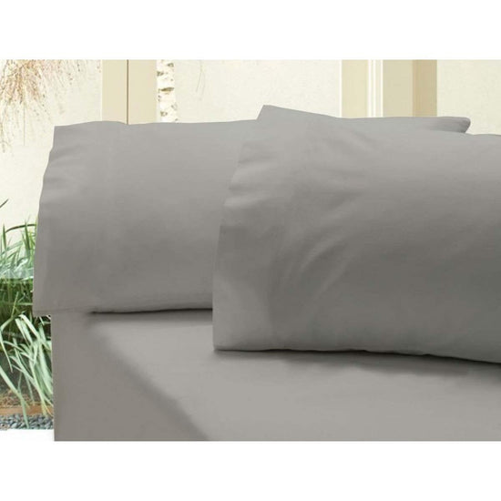 Revive 400TC Cotton Sateen Combo Sheet Set Double Grey