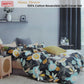 300TC Hana Flower Multi Reversible Cotton Floral Quilt Cover Set Double