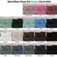 Art Terrace Microfiber Sheet Set Queen 33cm Wall Grey