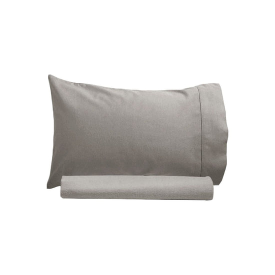 Artex 250TC 100% Cotton Sheet Set Single Grey